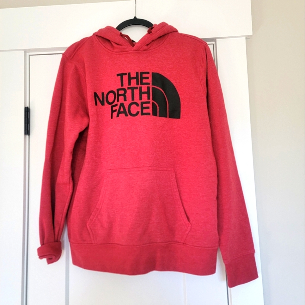 The North Face burnt orange Hoodie. Medium